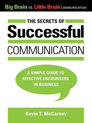 cover image of The Secrets of Successful Communication